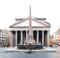 Fountain at the Pantheon